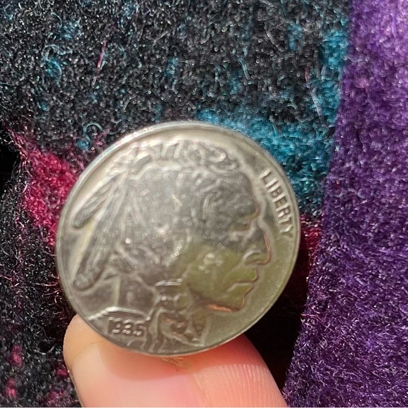 Vintage Cry Wolfe Arizona Wool Vest Size Medium Indian Head Nickel Buttons - Picture 6 of 6